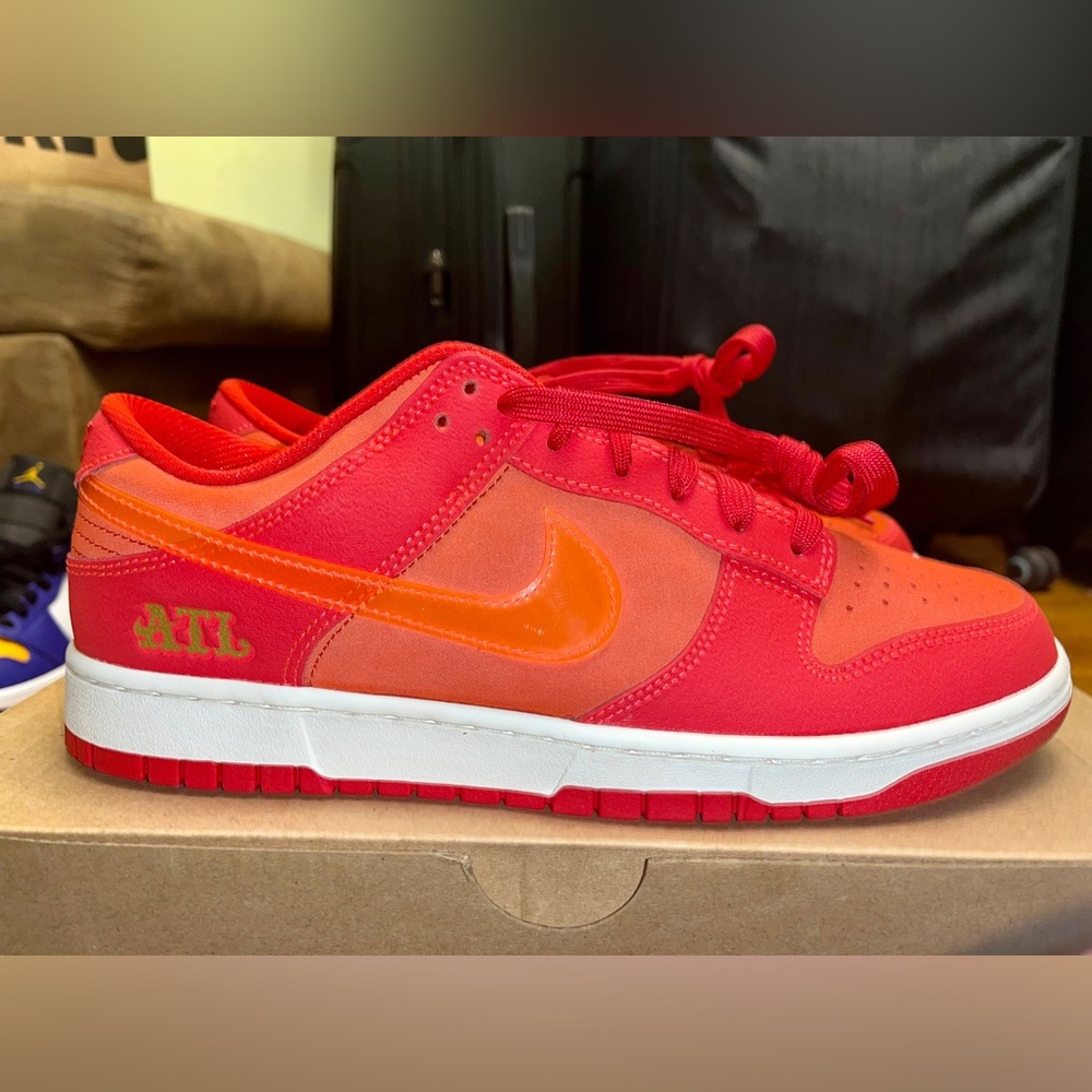 Red and Orange Dunk Low